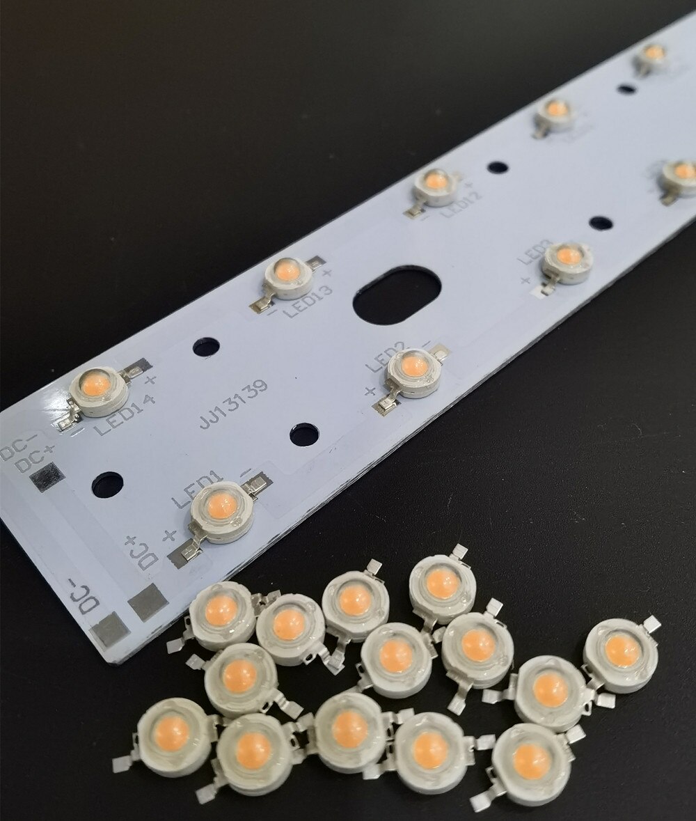 LED ø ˷̴ PCB ȸ , 14PCs x 1W,3W,5W..